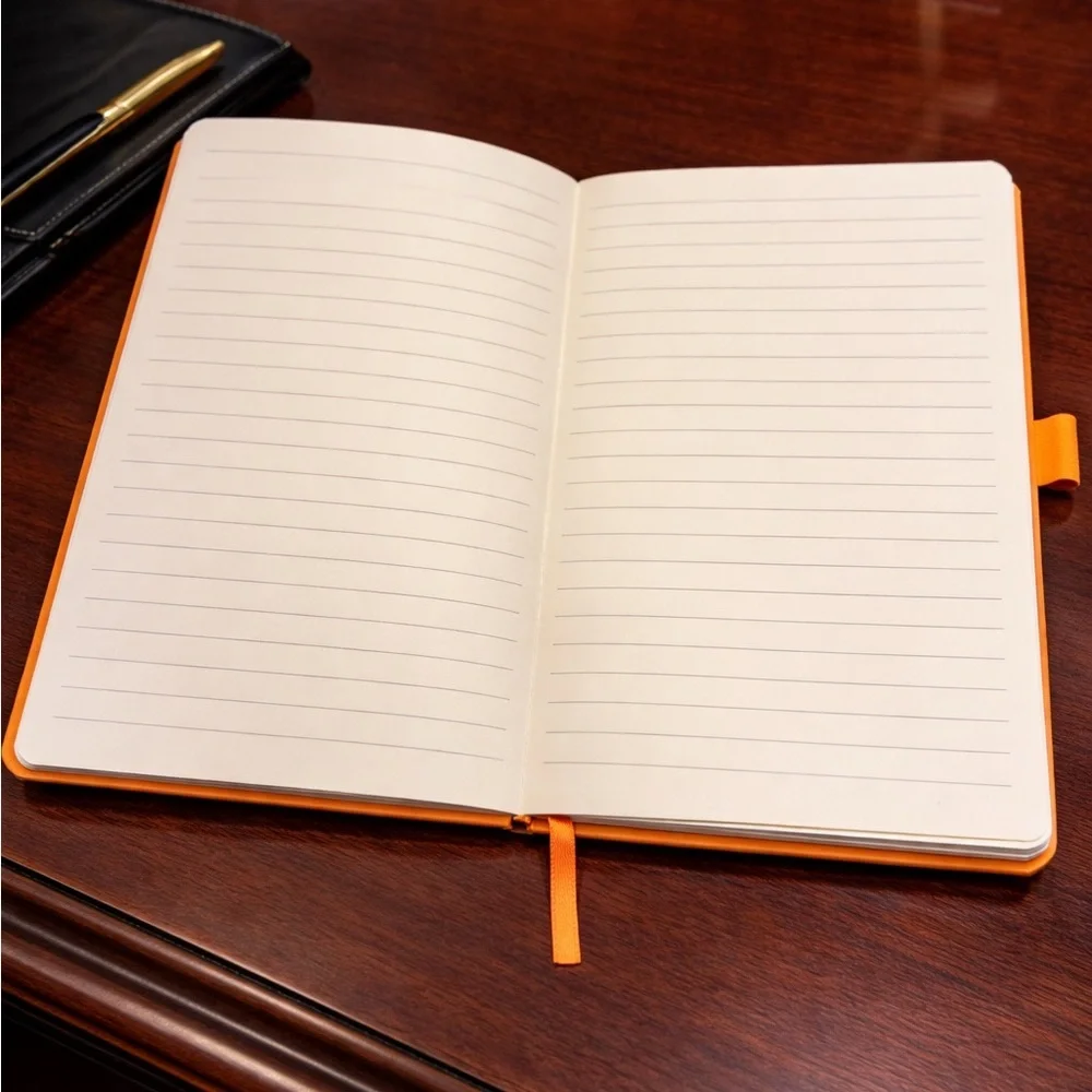 Inspirational Orange Journal - God Got Me
